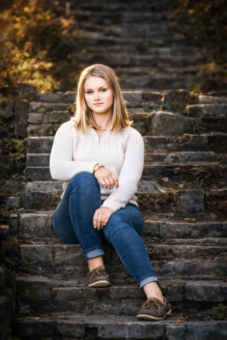 Senior portrait by S&J Photo
